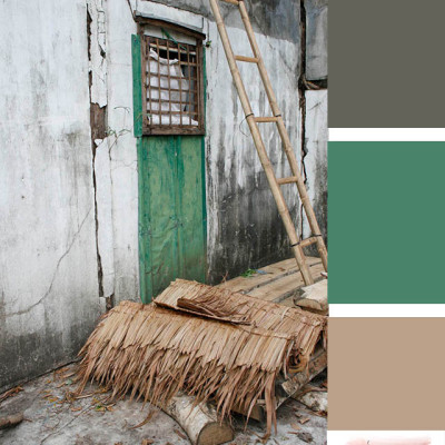 Color Inspiration: Neutrals and Green
