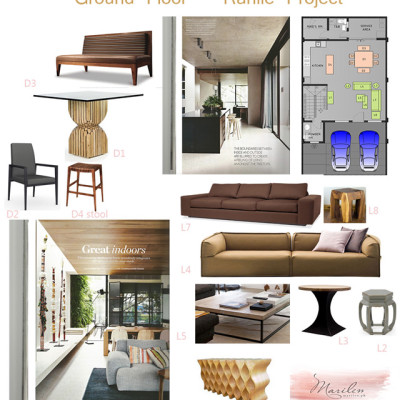 Modern Green Home Concept Boards Part 1