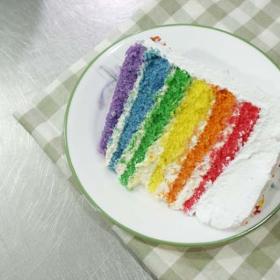 How to Make A Rainbow Cake