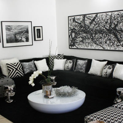 Cat Arambulo Antonio and Her Timeless Black and White Home