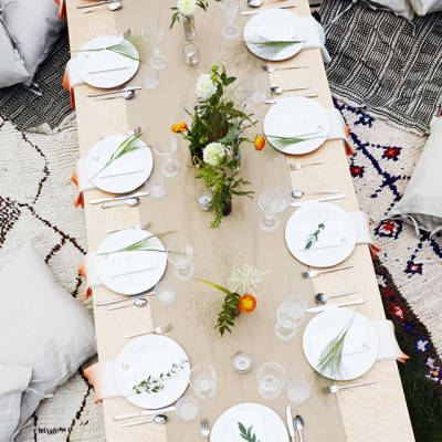 How to Style A Simple Dinner Party In One Afternoon