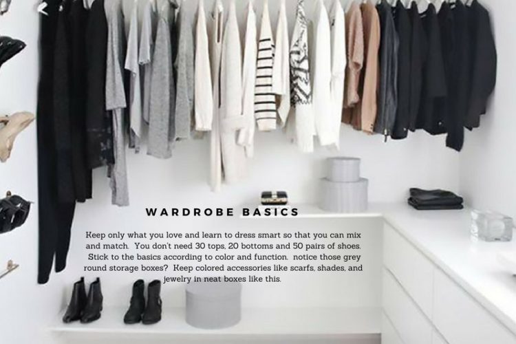 how to achieve a minimalist wardrobe