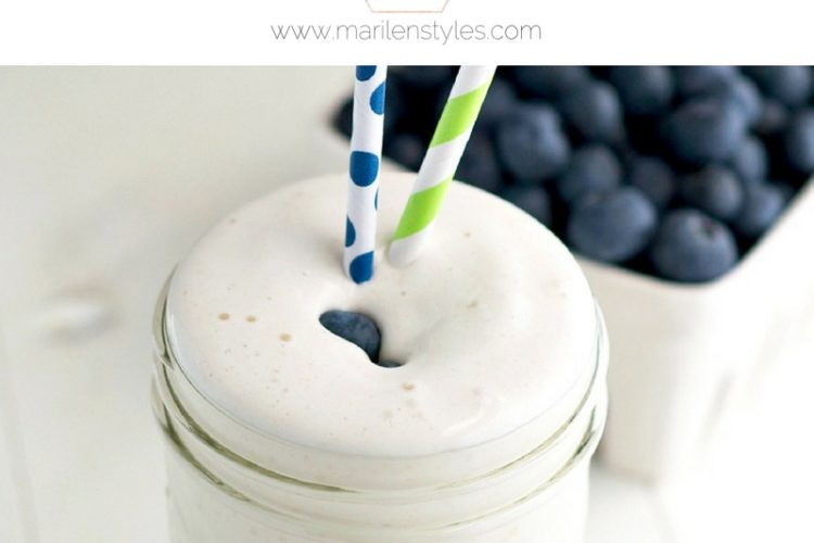 blueberry muffin breakfast smoothie