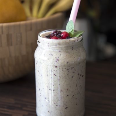 How to Make A Terrific Banana Coconut Cream Smoothie Packed with Superfood