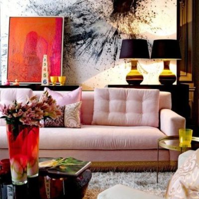 7 Living Rooms With Unusual Colored Sofas