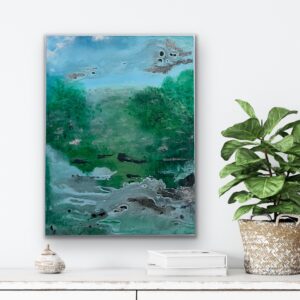 mangroves green painting
